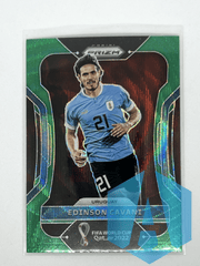 2022 Panini Prizm Fifa World Cup Qatar #274 Edinson Cavani Green Wave Prizm